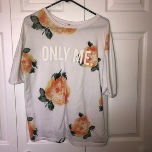 “only me” t-shirt